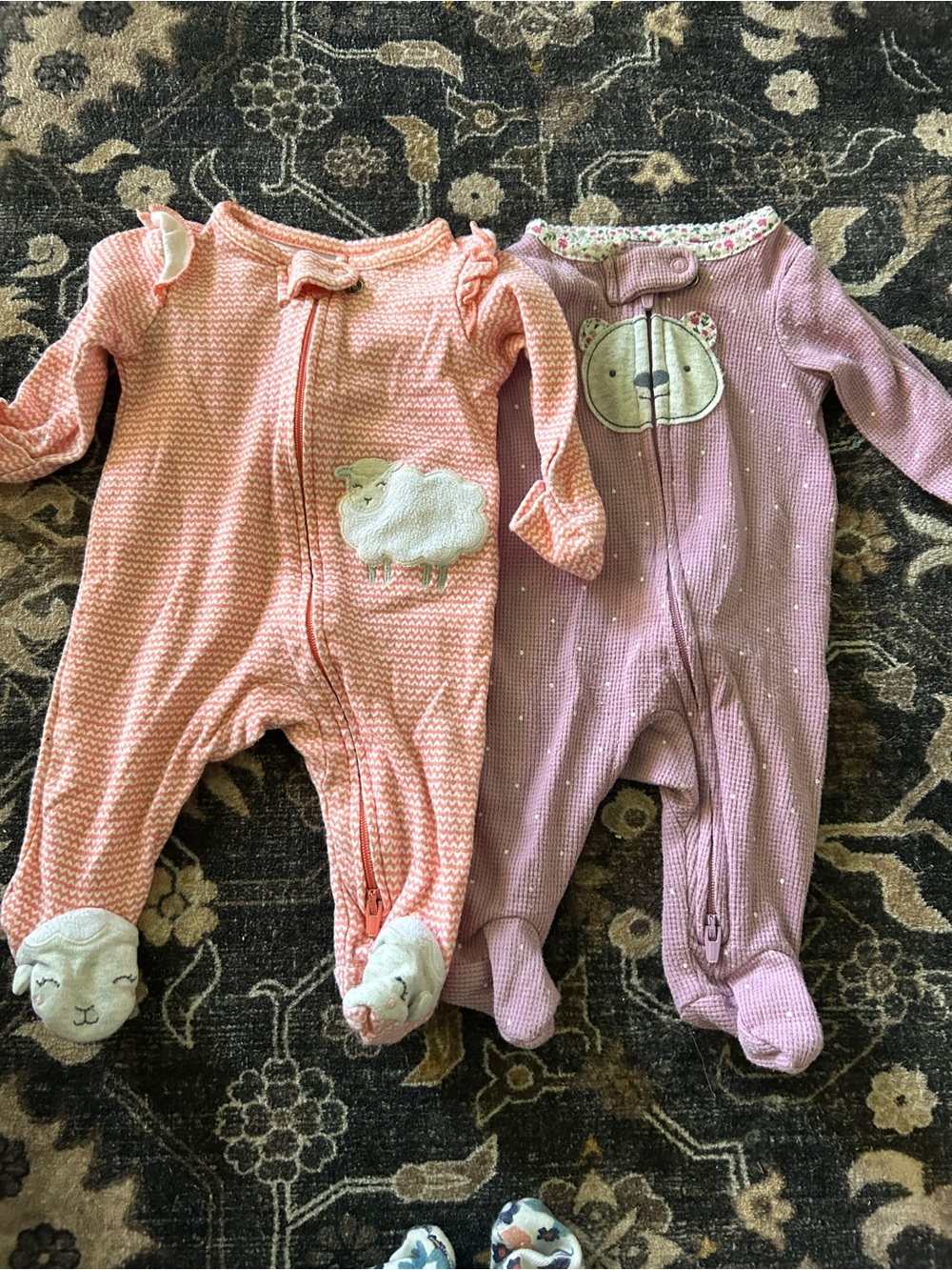 13 Newborn Girl  bundle sleepers - Picture 6 of 9
